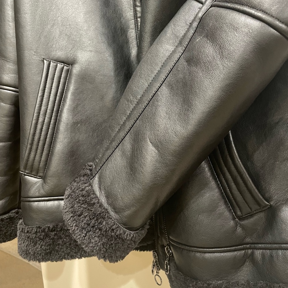 Zara faux leather jacket - Picture 7 of 8